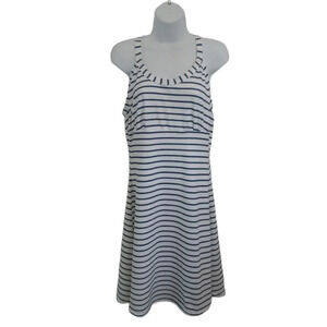 Striped Sportswear/Activewear/Swim Coverup  Dress S